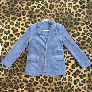 & Other Stories Blue Corduroy Blazer. Size 0.